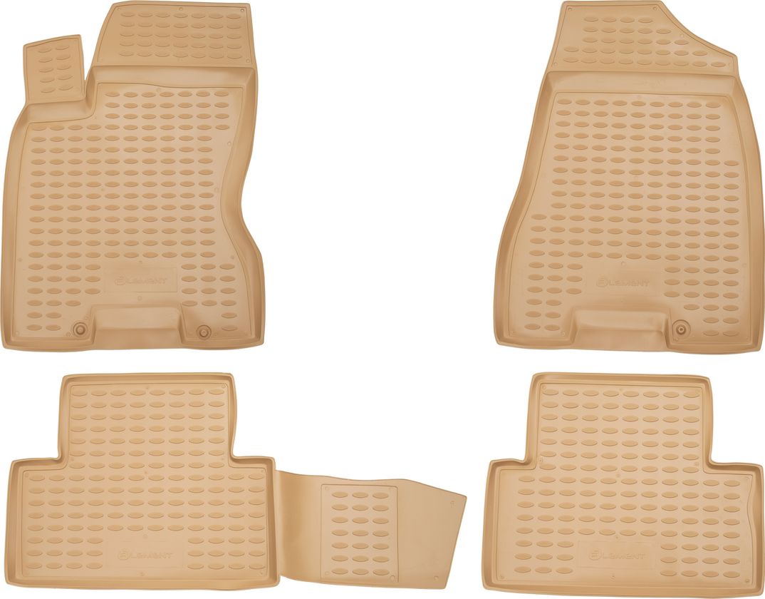 Коврики Element для салона Nissan X-Trail T31 2007-2014 бежевые. Артикул NLC.36.20.212