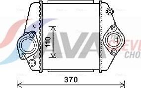 Интеркулер AVA для Mazda 6 II (GH) 2008-2013. Артикул MZA4275