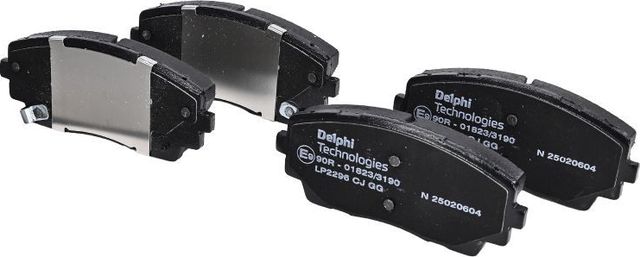 Тормозные колодки Delphi (Low-Metallic). Артикул LP2296