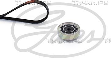 Приводной ремень поликлиновой с роликами (комплект) Gates Micro-V® Kit. Артикул K034PK923