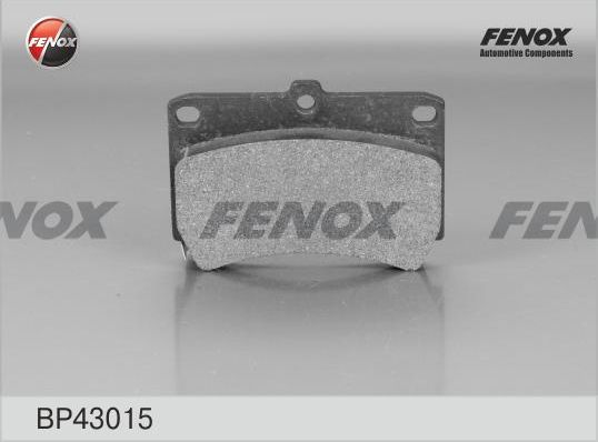 Тормозные колодки Fenox. Артикул BP43015