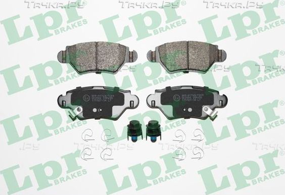 Тормозные колодки LPR. Артикул 05P699