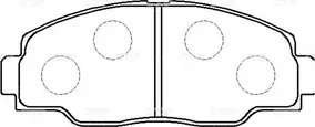 Колодки тормозные (CTR). Артикул GK1144
