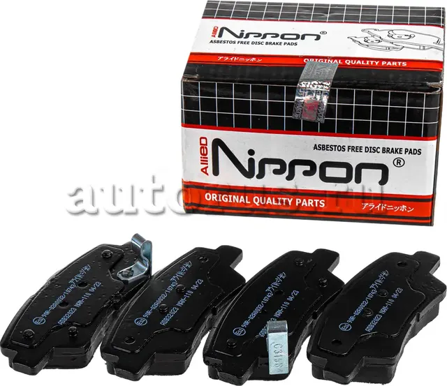 Колодки тормозные HYUNDAI i30 (12-) KIA Ceed (12-) задние (4шт.) ALLIED NIPPON. Артикул ADB32023