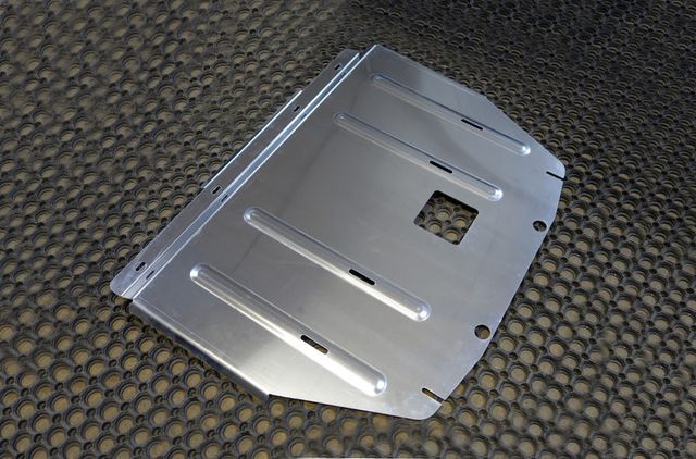 Защита алюминиевая ТСС (4 мм) для картера и КПП Kia Rio III (QB) 2011-2017. Артикул ZKTCC00093