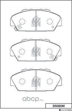 Колодки тормозные, передние (MK Kashiyama) MK Kashiyama. Артикул D5085M