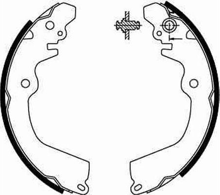 Тормозные колодки TRW. Артикул GS8666