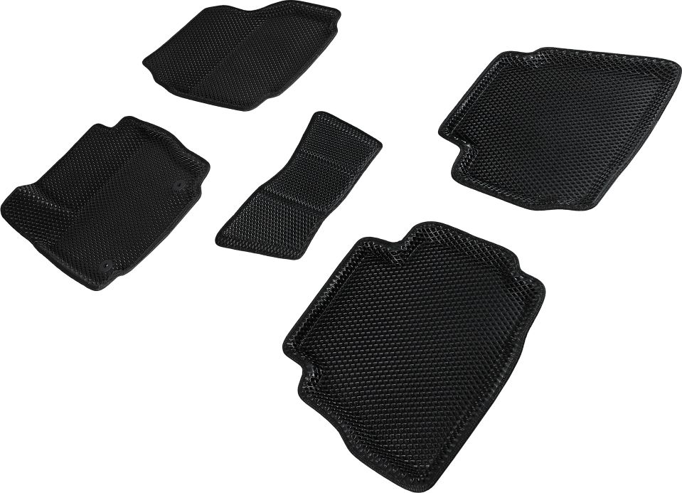 Коврики Seintex 3D EVA ромб для салона Ford Mondeo IV 2010-2014 ЧЕРНЫЕ. Артикул 95277