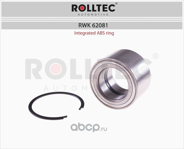 Подшипник ступицы (Rolltec). Артикул RWK62081