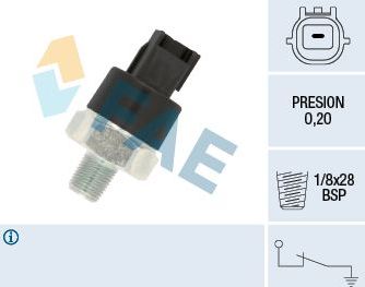 Датчик давления масла FAE для Renault Master II 2003-2010. Артикул 12555