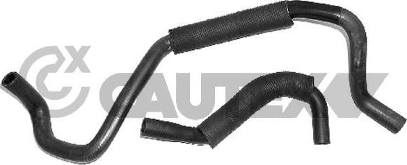 Патрубок системы отопления комплект 2 шт FORD TRANSIT CONNECT 1.8D 02-13 Cautex. Артикул 086777