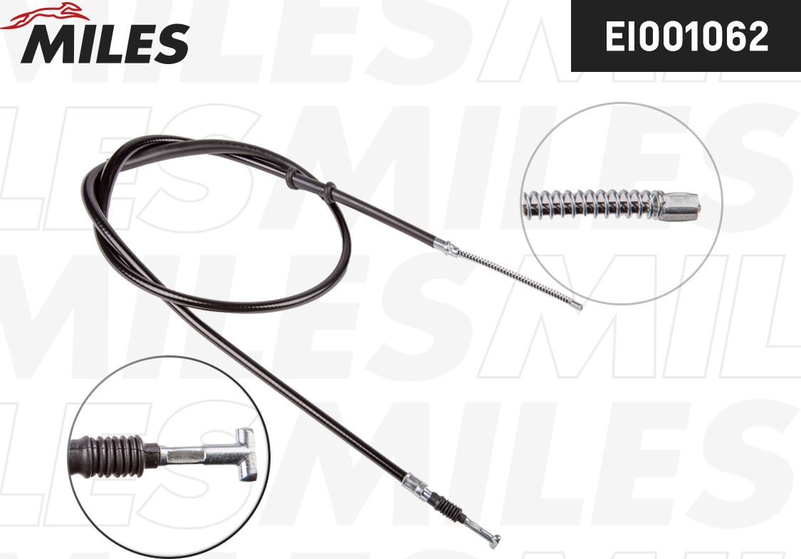 Трос ручника (тросик ручного тормоза) Miles. Артикул EI001062