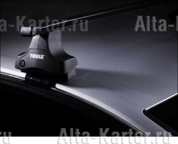 Багажник на крышу Thule SquareBar креп. за дверные проемы для Dodge Ram III 1500/2500/3500 single/double cab 2/4-дв. 2002-2009 (Прямоугольные дуги). Артикул 762-754-1528