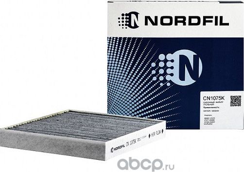 Фильтр салона угольный NISSAN Murano  X-Trail I (T30) / INFINITI FX  G35 (Nordfil). Артикул cn1075k