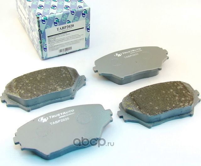 Дисковые тормозные колодки (Trustauto). Артикул TABP2020