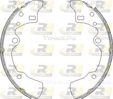 Тормозные колодки RoadHouse задние для Mazda 626 II (GC) 1983-1987. Артикул 4183.00
