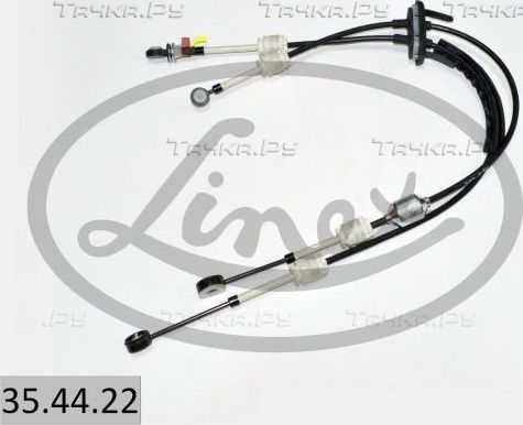 Трос переключения передач КПП Linex передний правый/левый для Renault Master II 1998-2010. Артикул 35.44.22