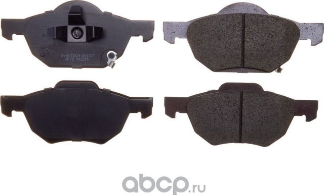 Колодки тормозные дисковые Avantech (противоскрипная пластина в компл.). Артикул AV1137