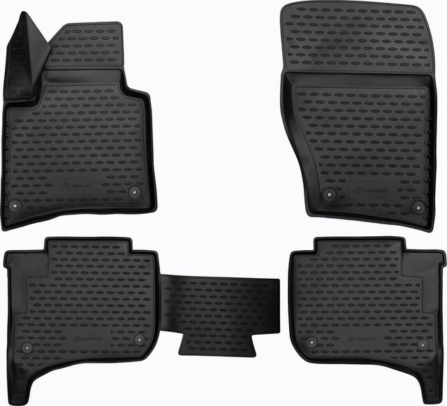 Коврики 3D Element для салона Volkswagen Touareg II 2010-2018, 2-х зонный климат-контроль. Артикул DEMELVW0003