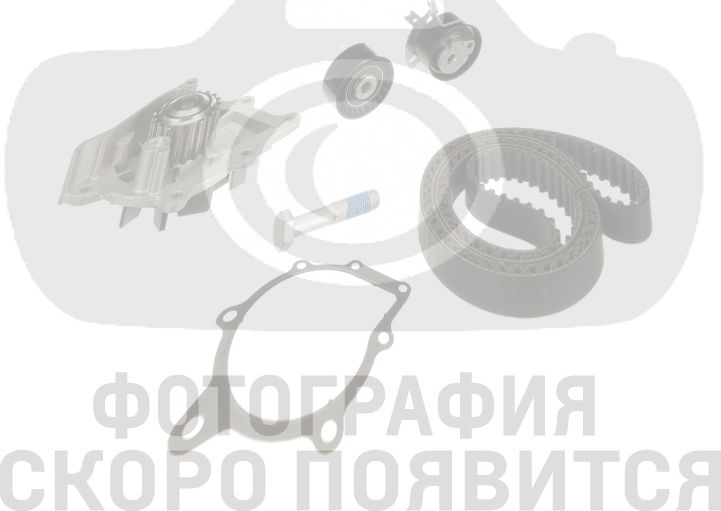 Помпа (водяной насос) с комплектом ремня ГРМ Miles. Артикул AB08033