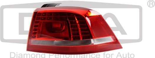 Фонарь задний DPA правый для Volkswagen Passat B7 2010-2014. Артикул 99451286102