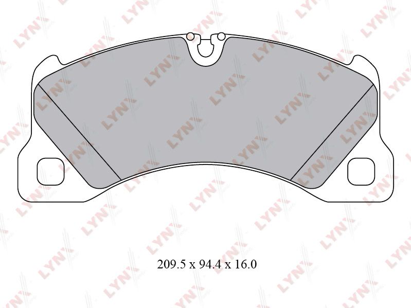 Тормозные колодки LYNXauto. Артикул BD-8031