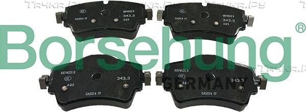 Тормозные колодки Borsehung передние для BMW 2 Active Tourer F45 2013-2026. Артикул B13047
