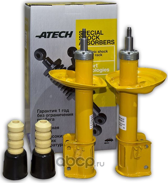 Амортизатор передний (стойка) ВАЗ 2180 Веста (отбойн.+пыльн.) Special-Oil ATECH (A-Tech) A-Tech. Артикул AT10211
