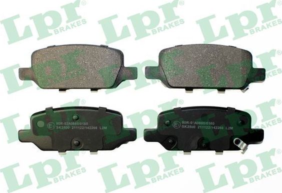 Тормозные колодки LPR. Артикул 05P2266