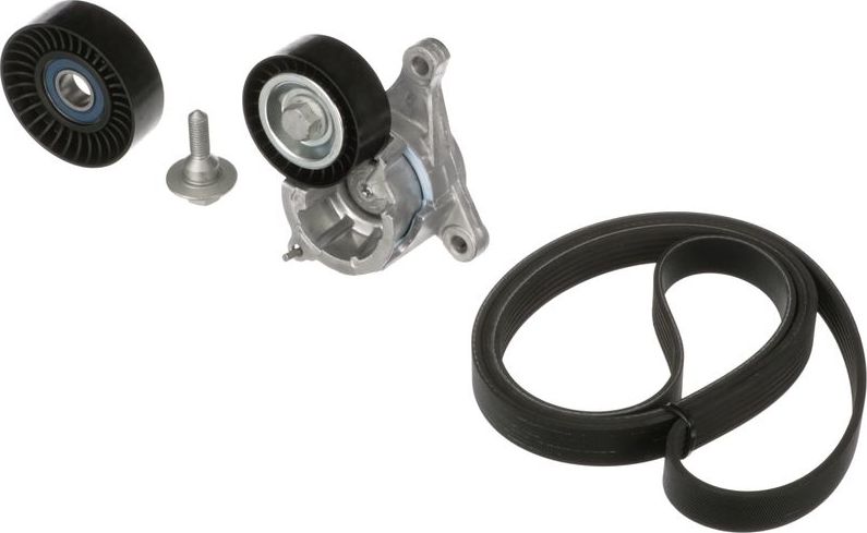 Приводной ремень поликлиновой с роликами (комплект) Gates Micro-V® Kit. Артикул K016PK1725