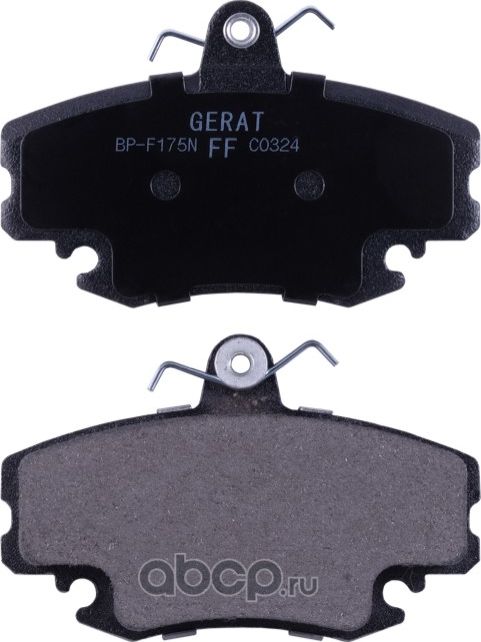 Тормозные колодки Gerat BP-F175N (передние) Normal Gerat. Артикул BPF175N