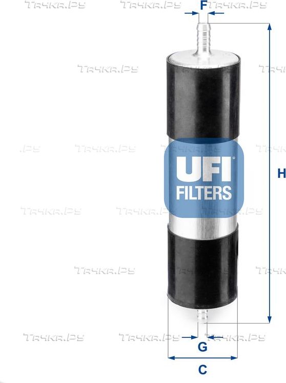 Топливный фильтр UFI для SEAT Exeo 2008-2011. Артикул 31.921.00