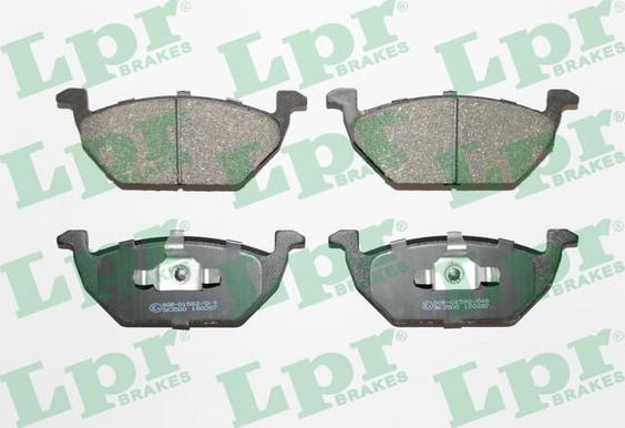 Тормозные колодки LPR передние для Audi S3 I (8L) 1999-2002. Артикул 05P668