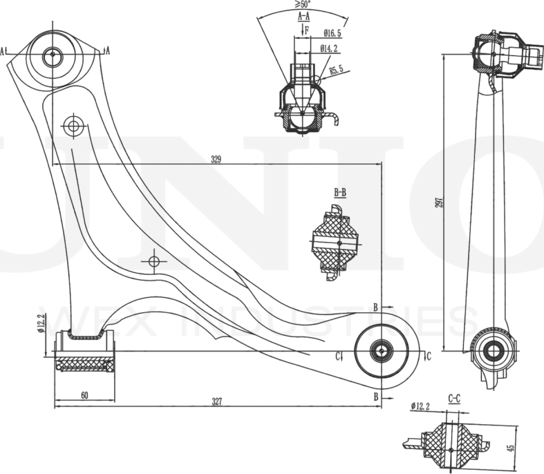 Рычаг подвески (Unio). Артикул SSP-40162