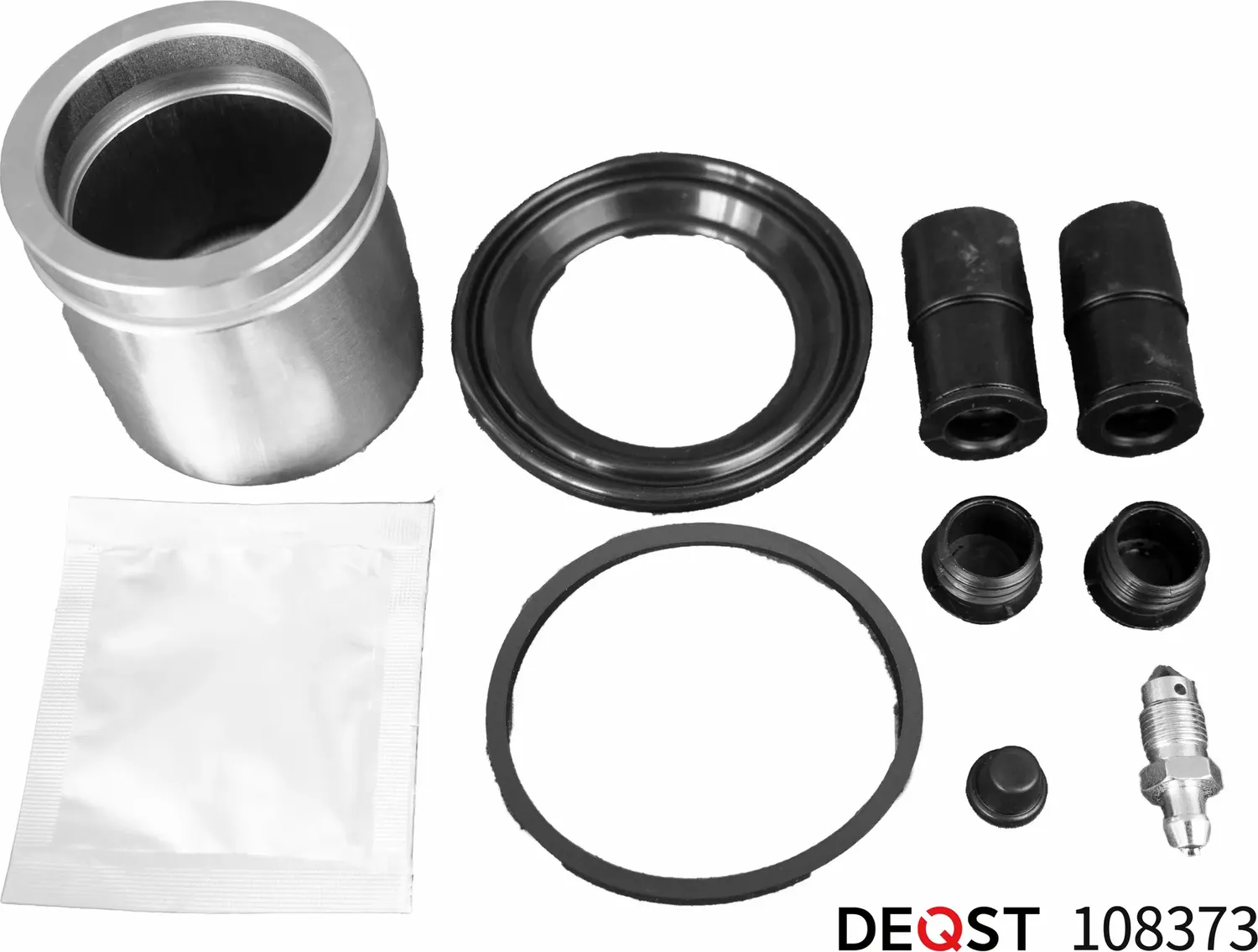 Ремкомплект тормозного суппорта с поршнем переднего (поршень O 57mm, суппорт ATE (Deqst). Артикул 108373