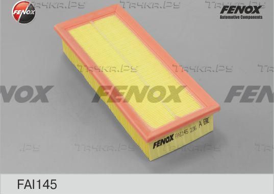 Воздушный фильтр Fenox передний для Jeep Wrangler I (YJ) 1986-1989. Артикул FAI145