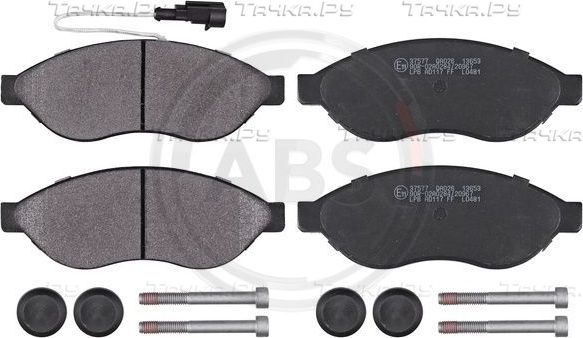 Тормозные колодки ABS передние для Peugeot Boxer III 2006-2026. Артикул 37577