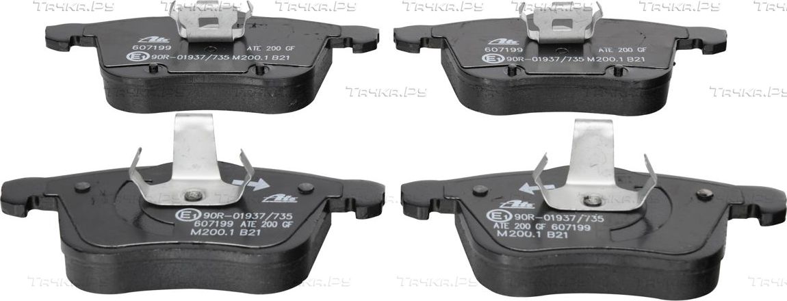 Тормозные колодки ATE передние для Opel Vectra C 2002-2008. Артикул 13.0460-7199.2