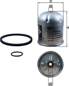 Масляный фильтр Mahle для Renault Major 1991-1996. Артикул OZ 1D