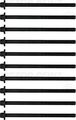 Комплект болтов ГБЦ Victor Reinz (сталь) для BMW 1 I (E82/E88) 2007-2013. Артикул 14-10398-01