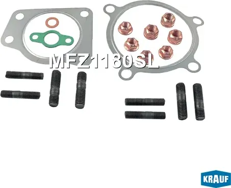 Комплект прокладок турбокомпрессора Krauf. Артикул MFZ1180SL
