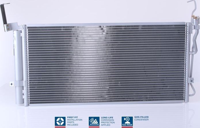 Радиатор кондиционера (конденсатор) Nissens (алюминий). Артикул 94451