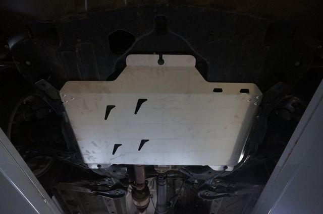 Защита алюминиевая АВС-Дизайн для картера, КПП, топл. и торм. трубок, редуктора Acura RDX II 2012-2026. Артикул 09.28ABC