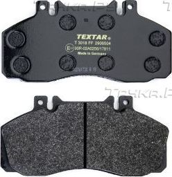 Тормозные колодки Textar передние/задние для IVECO EuroCargo I, II, III 1991-2015. Артикул 2906504