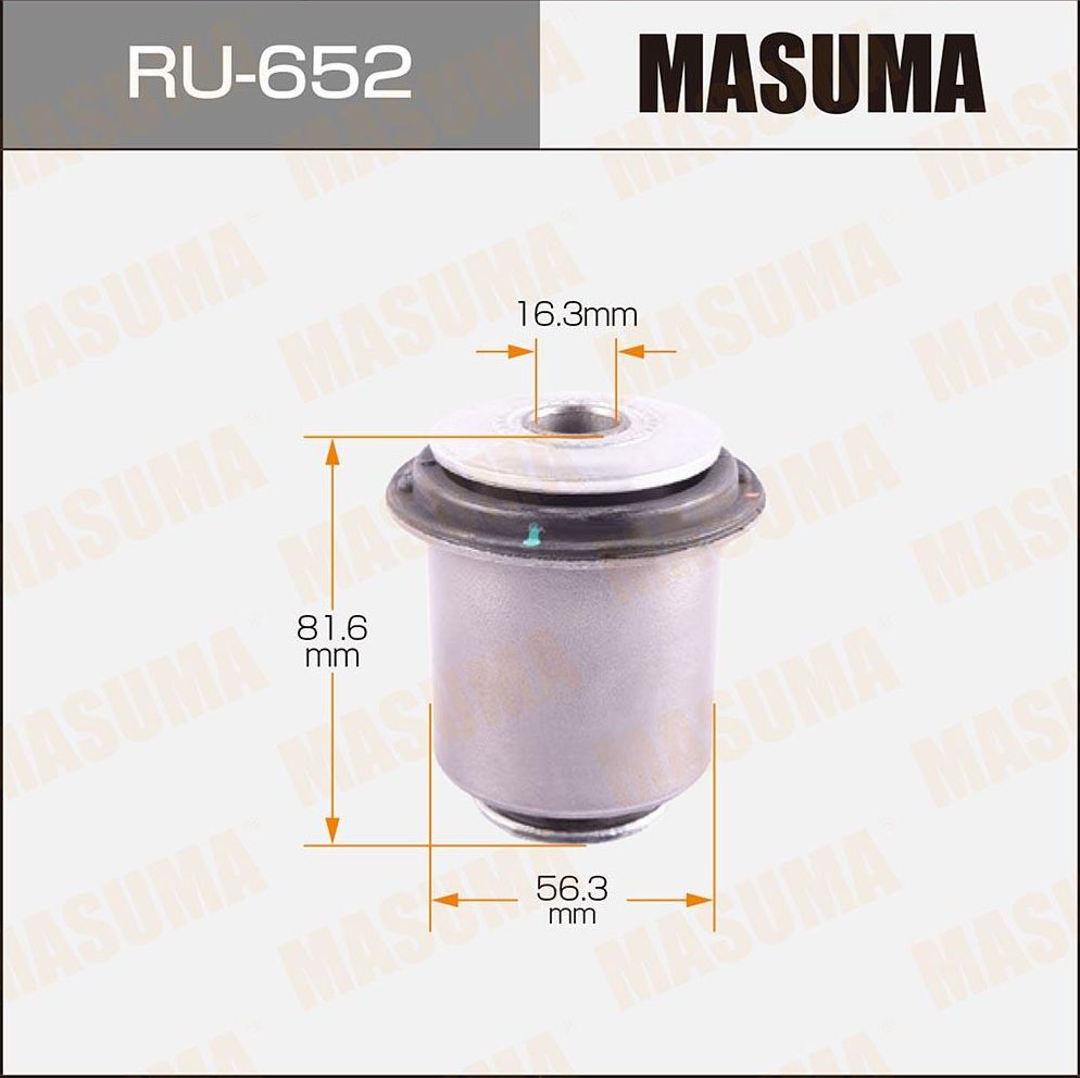 Сайлентблок переднего рычага подвески Masuma. Артикул RU-652