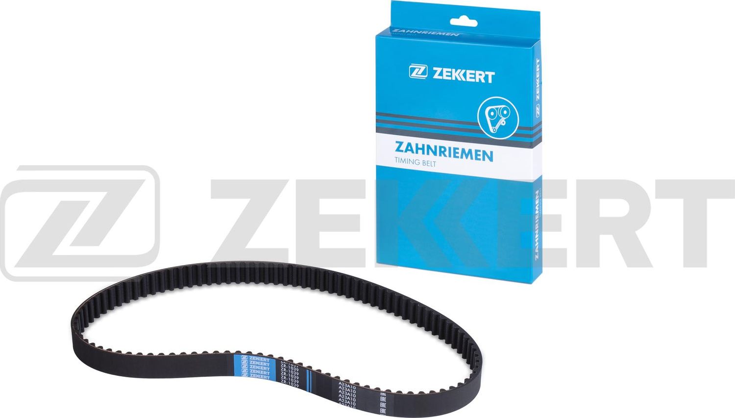Ремень ГРМ Zekkert (HNBR (Hydrierter Acryl-Nitril-Butadien-Kautschuk)). Артикул ZR-1039