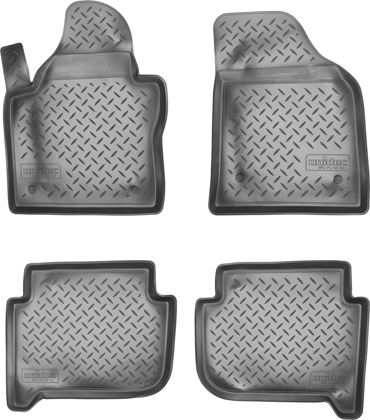 Коврики Норпласт для салона Volkswagen Touran I, II 2003-2010. Артикул NPL-Po-95-60