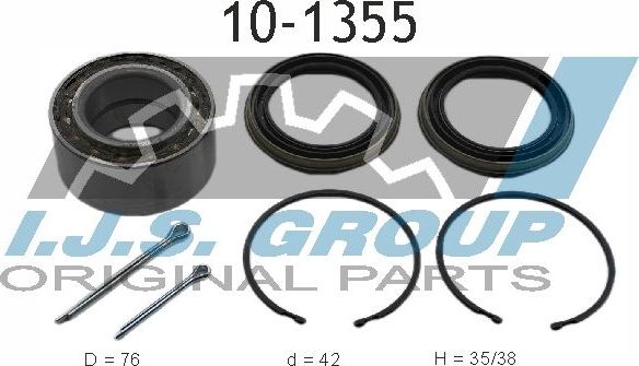 Ступичный подшипник (комплект) IJS Group. Артикул 10-1355