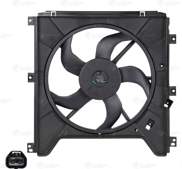 Вентилятор радиатора двигателя Luzar для SsangYong Actyon Sports I 2011-2012. Артикул LFK 1750
