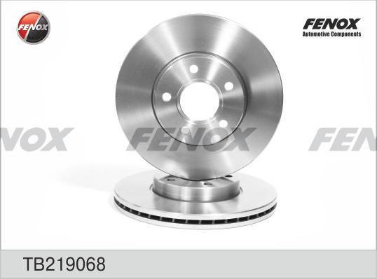 Тормозной диск Fenox передний для Volvo V50 I 2004-2012. Артикул TB219068